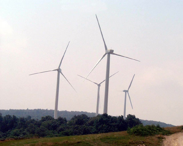 Wind Turbine Array.