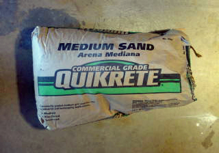 Medium sand.
