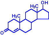 Testosterone Molecule.